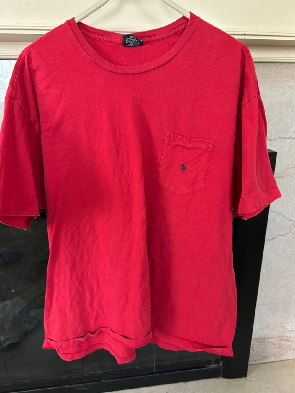 Polo by Ralph Lauren Red Short-Sleeve Pocket Tee